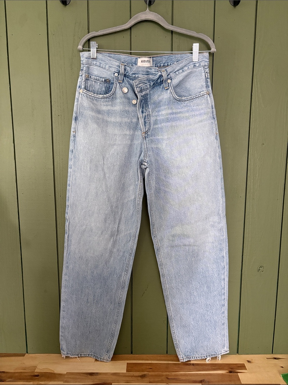 Agolde Relaxed Light Blue High-Rise Jeans